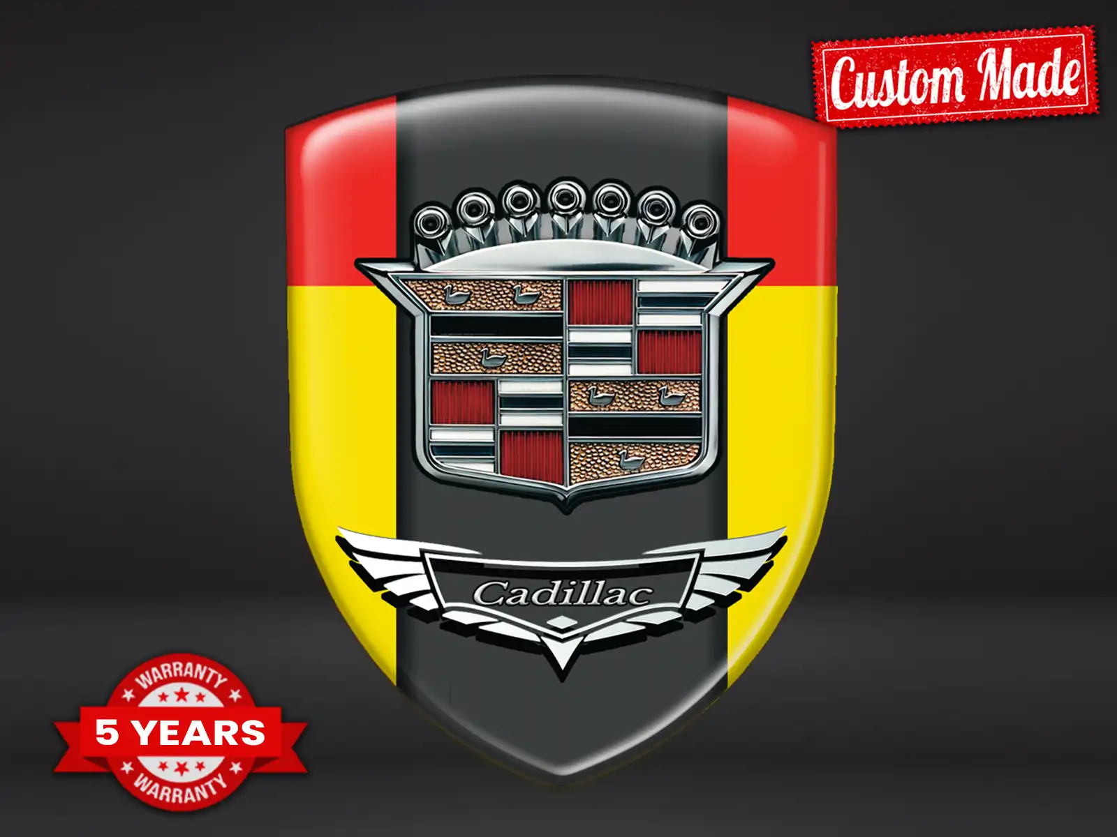 Cadillac Emblema Auto Máximo Resistente Elegante Pro Max ST